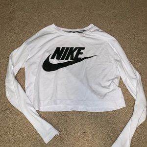 Nike crop long sleeve
